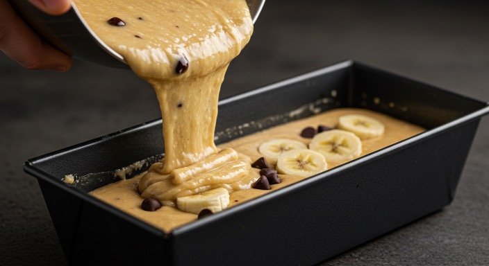 chocolate chip banana bread recipe