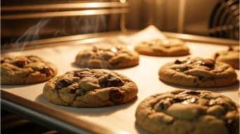 Christmas chocolate chip cookies -2