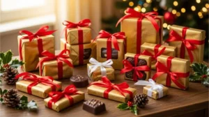 homemade Christmas Chocolate gifts