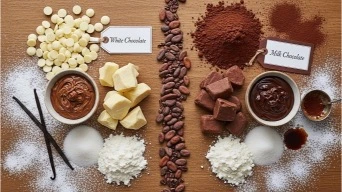white chocolate vs milk chocolate -1