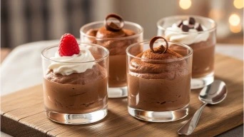 3-ingredient chocolate mousse -1