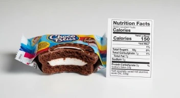 nutrition facts of choco pie -1