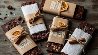 homemade chocolate bars