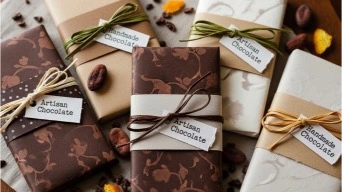 Storing homemade chocolate bars
