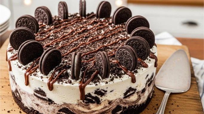 oreo ice cream cake