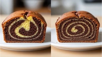 homemade vs packaged chocolate swirl loaf -1