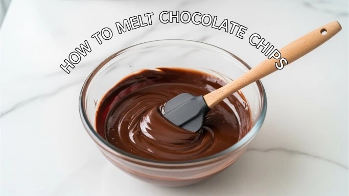 how to melt chocolate chips -1