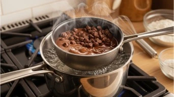 how to melt chocolate chips -2