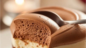 Valentine’s chocolate layered dessert -2