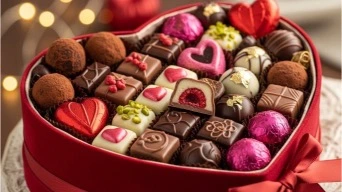 Valentine and chocolate - 1