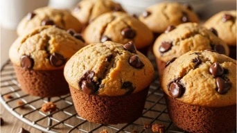 banana chocolate chip muffin