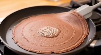 how to make chocolate crepe cake -2