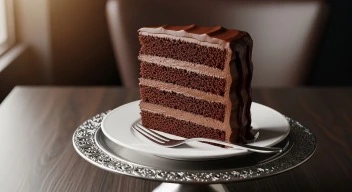 Chocolate cake from Matilda - slice