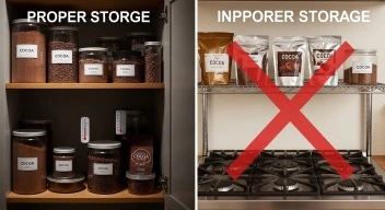 how to store cocoa powder -1