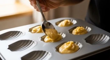 Chocolate dipped madeleines -3