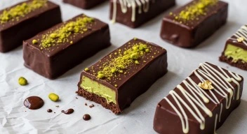 Homemade Dubai chocolate bar