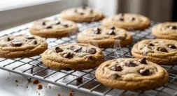 Chocolate used in baking chocolate chip cookies