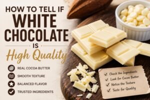 How to tell If white chocolate is high quality